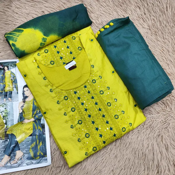 Top Bottom Dupatta set | TS2126