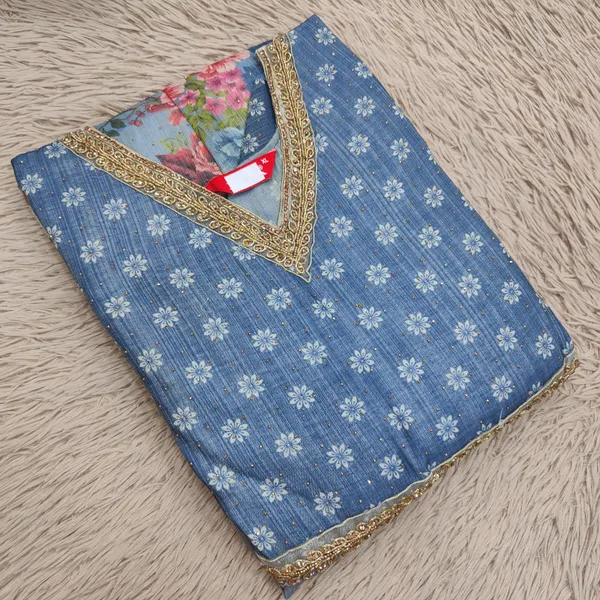 Silk Long Anarkali Kurti | AK1865