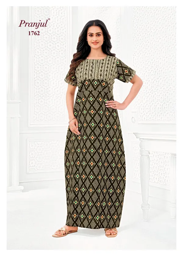 Pranjul Nighty Pure Cotton | PN1762