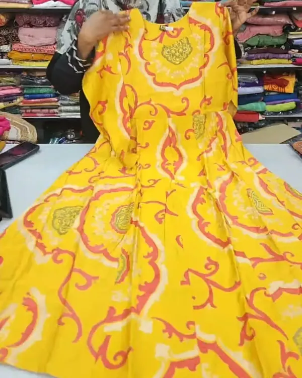 Premium 1st Quality Vatican Full Hand Anarkali | AK2222