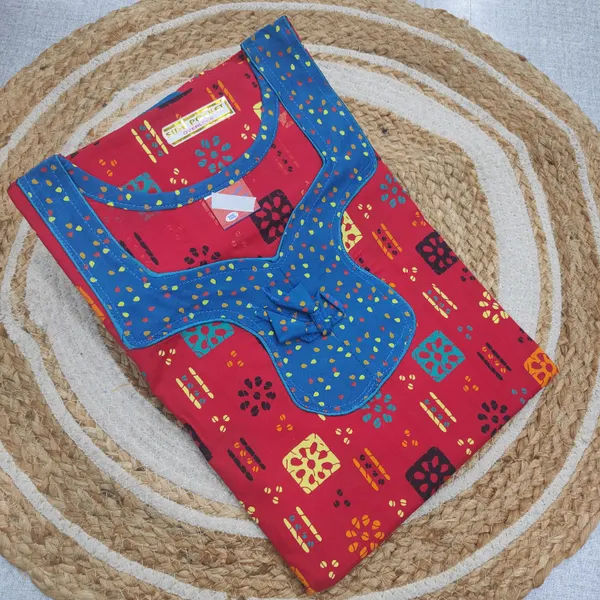 Premium Cotton 57 Inch Length Nighty | NT3928