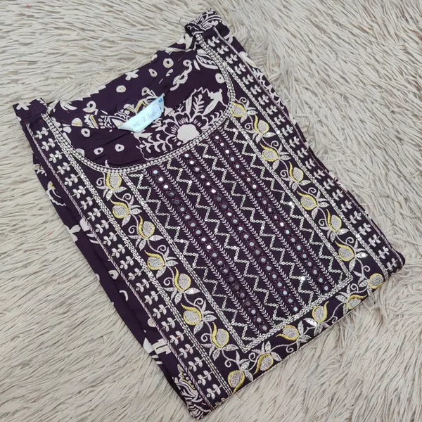 Heavy Rayon Anarkali Kurti | AK1669