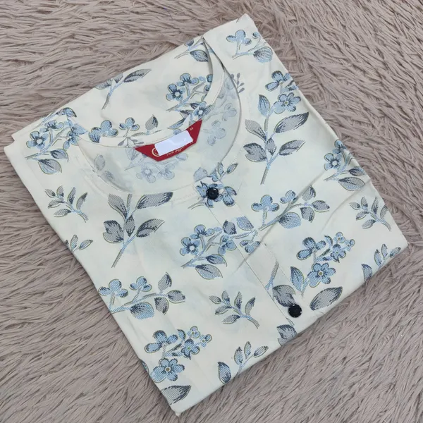 Rayon/ Cotton Stright Kurti with Side Cut | SD141