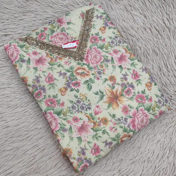 Silk Long Anarkali Kurti | AK1895