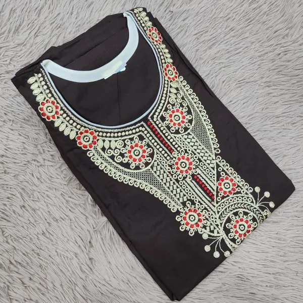 Pure Cotton EMBROIDERY Nighty | NT2961