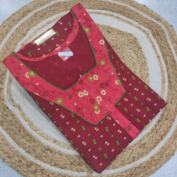 Premium Cotton 60 Inch Length Nighty | NT3955