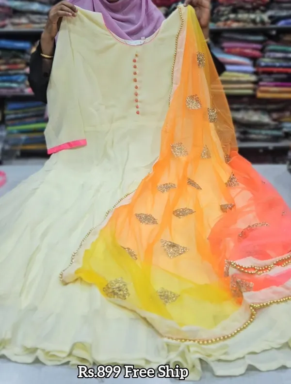 Kurti with Shawl | KS725