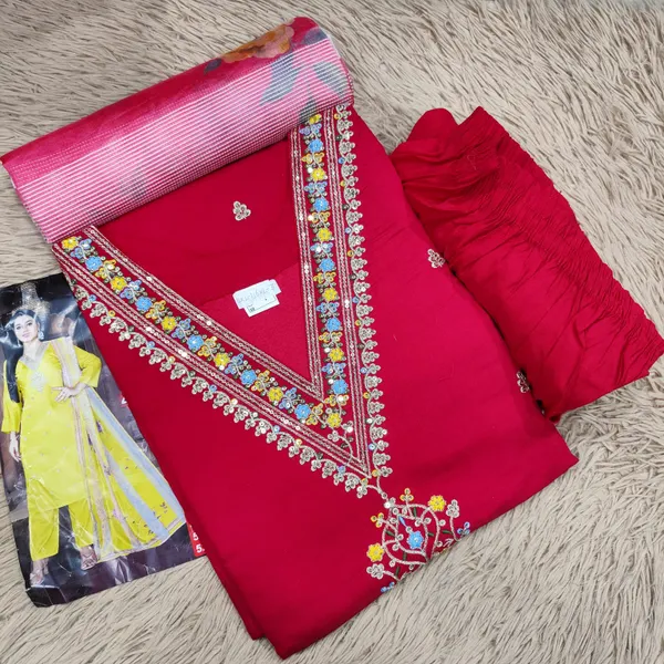 Top Bottom Dupatta set | TS2129
