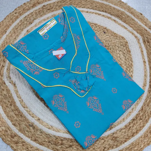 Rajwadi Pure Cotton Nighty | NT3959