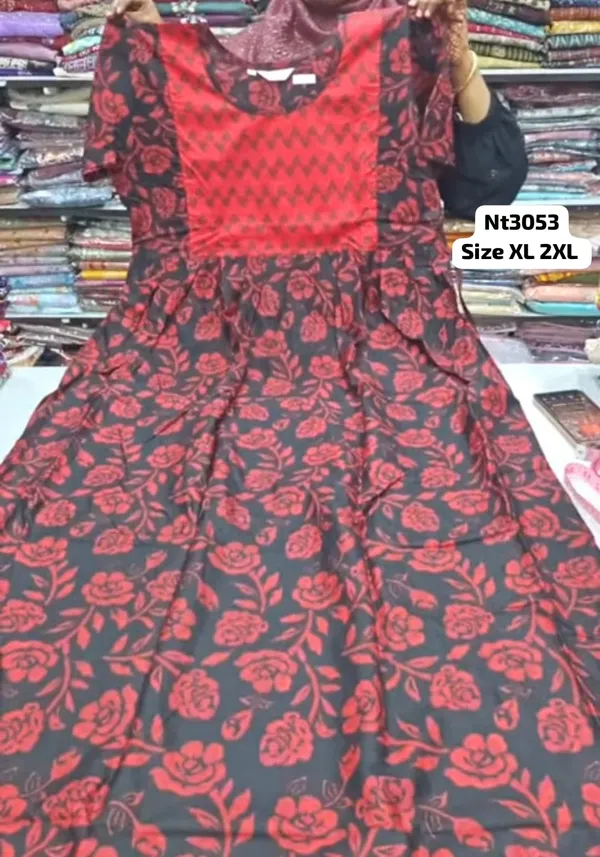 Premium Frock Style Nighty | NT3053