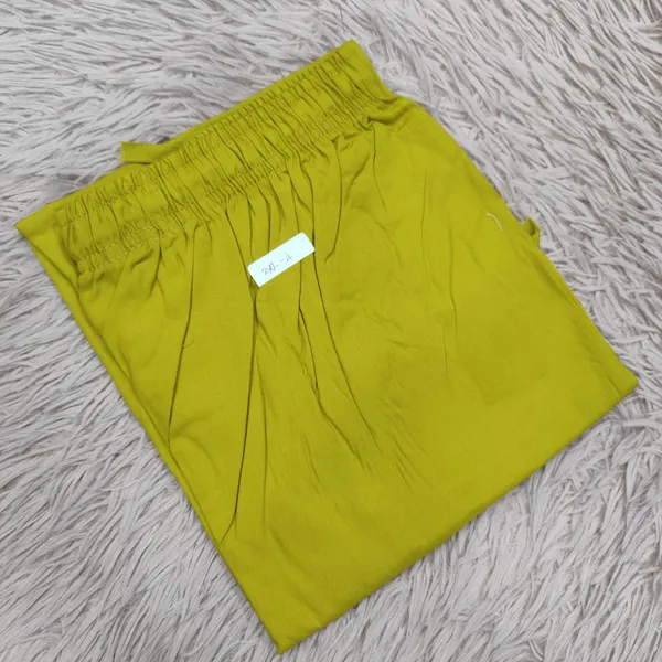 Rayon Straight Pants with Side Pocket & Rope Tie | RT12