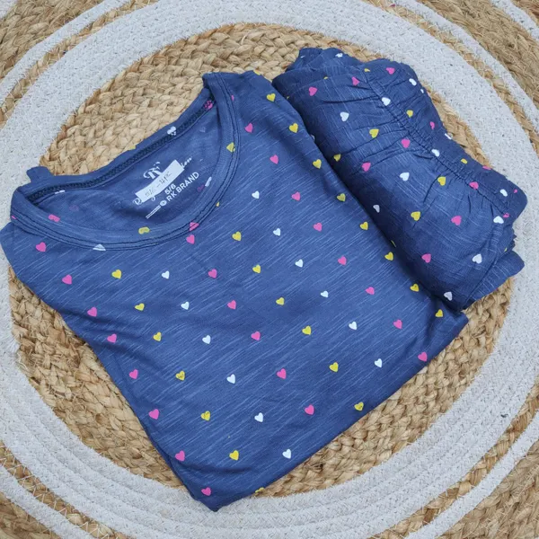 Premium Cotton Night Suit | NS476