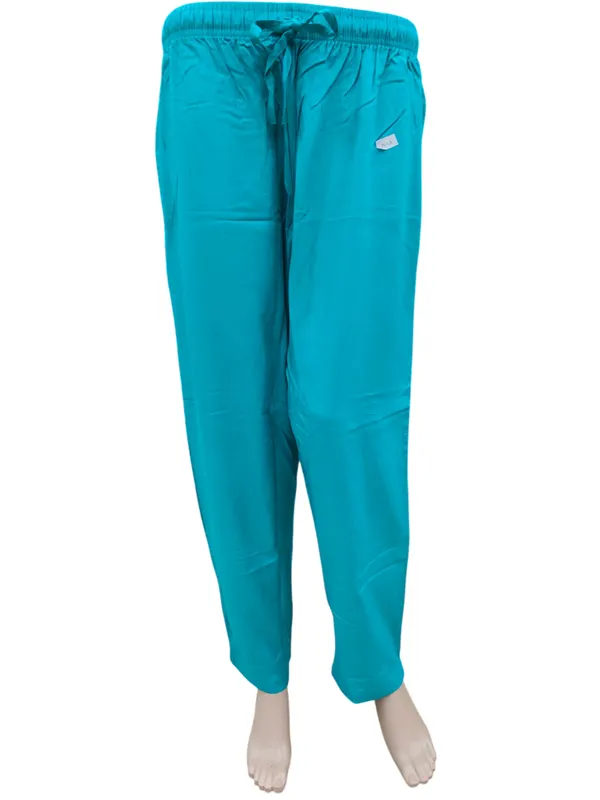 Rayon Straight Pant with Side Pocket & Drawstring | ST22