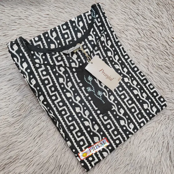 Pranjul Pure Cotton Straight Kurti | PK256