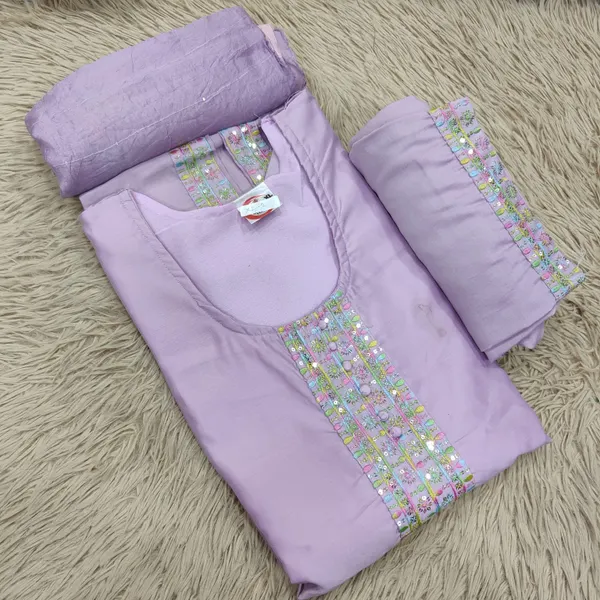 Vatican Silk Top Bottom Dupatta set Collection  | TS2307