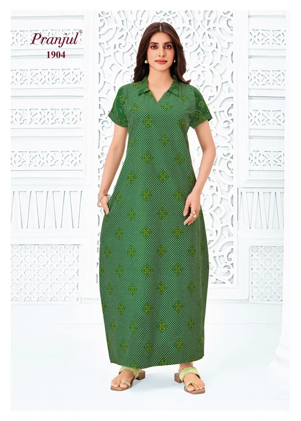 Pranjul Nighty Pure Cotton | PN1904