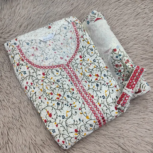 Anarkali Kurti with Dupatta Set | KS1169