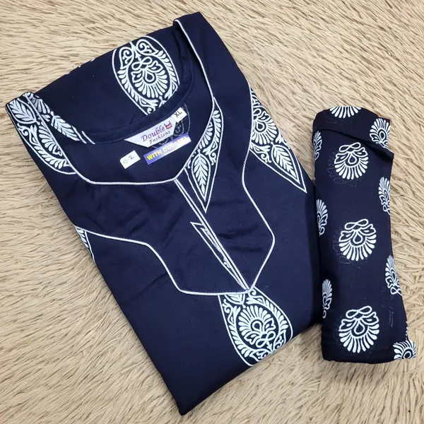 Premium Half Sleeve Shawl Nighty Set | NT3756