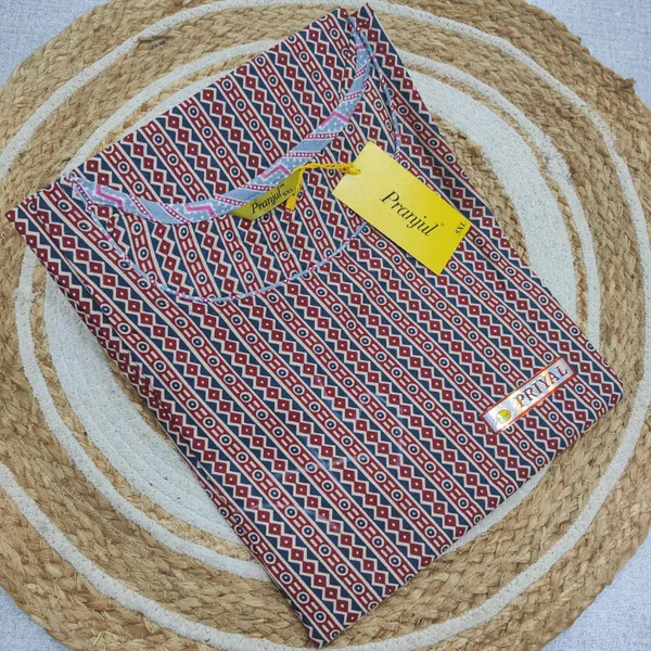 Pranjul Pure Cotton Straight Kurti | PK598