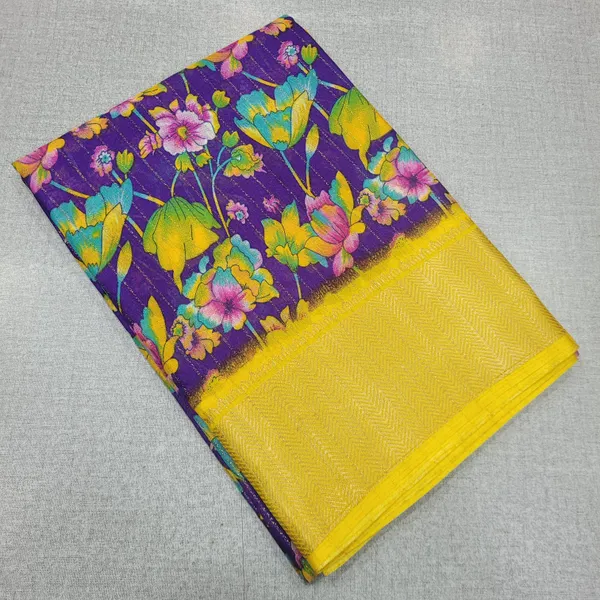 Soft Silk Saree with Zari Lines | SR171
