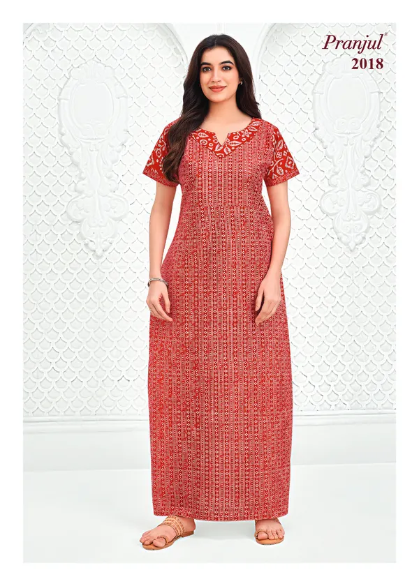 Pranjul Nighty Pure Cotton | PN2018