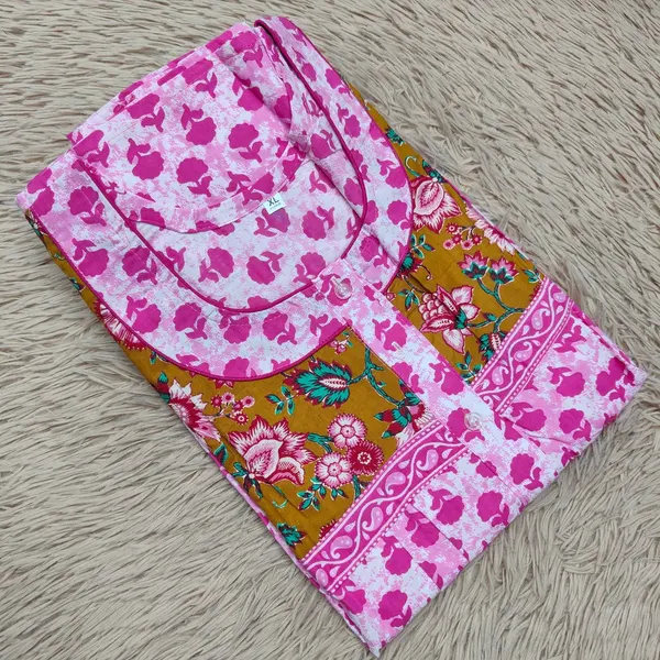 Premium Jyothi Cotton Nighty | NT1674