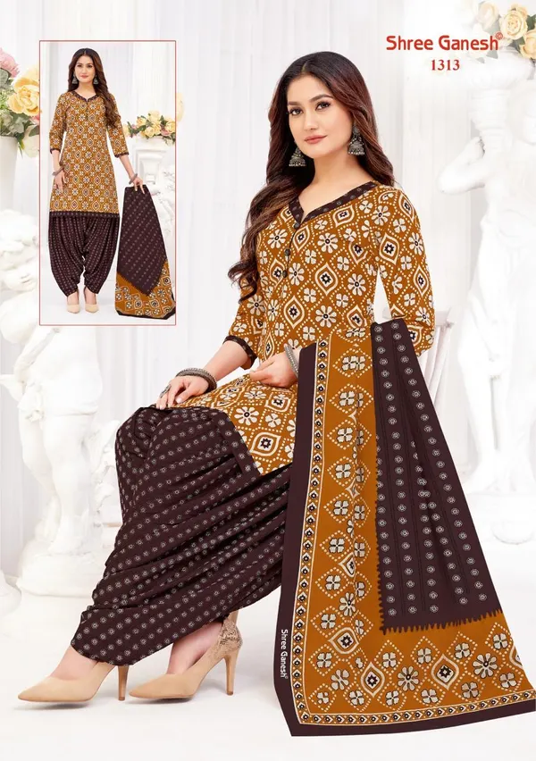 Sree Ganesh Salwar With Patiyala Pant SP1313