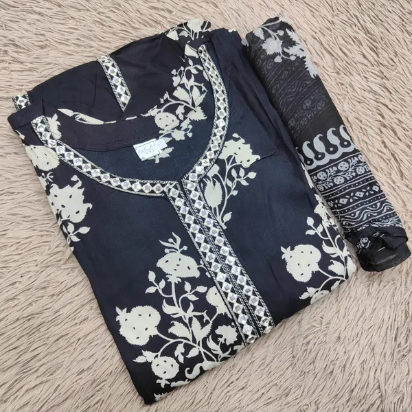 Kurti With Shawl | KS933