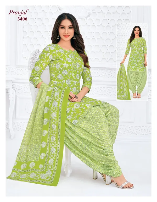 Pranjul Salwar With Patiyala Pant | SP3406