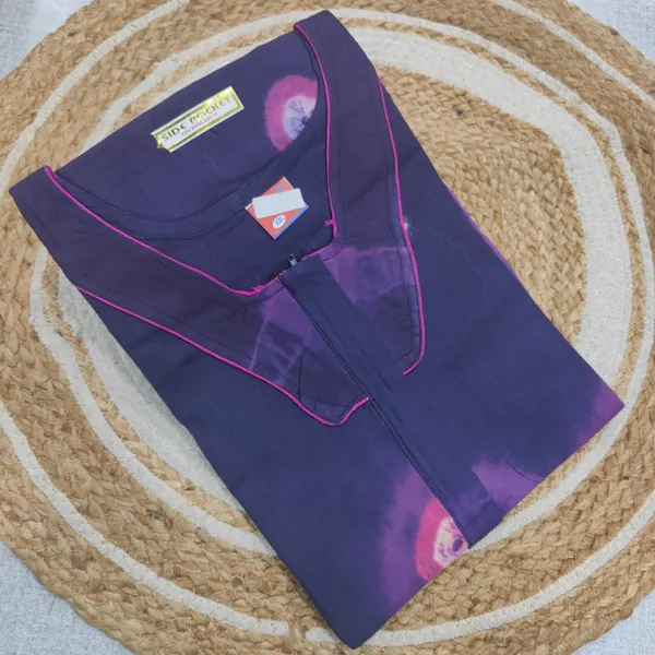 Premium Bandhini Cotton Nighty | NT3863