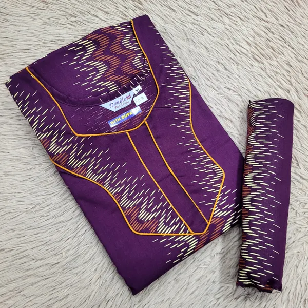 Premium Half Sleeve Shawl Nighty Set | NT3720