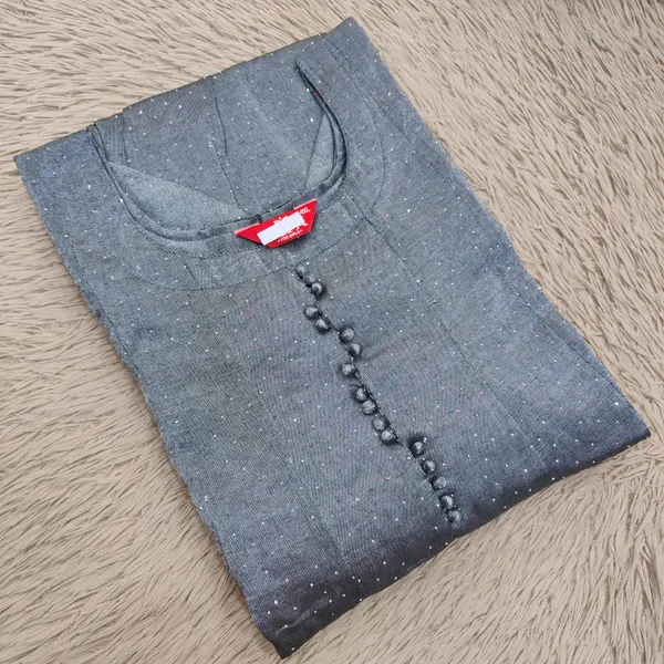 Silk Long Anarkali Kurti | AK1875