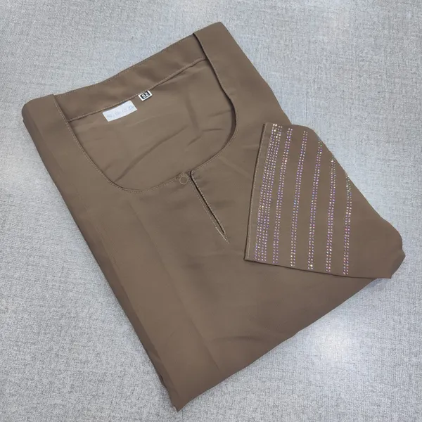 Premium Almas Burkha with Stone Work | BK54