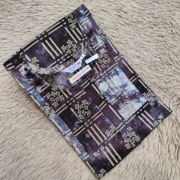 Marble Vellfire Nighty | NT2182
