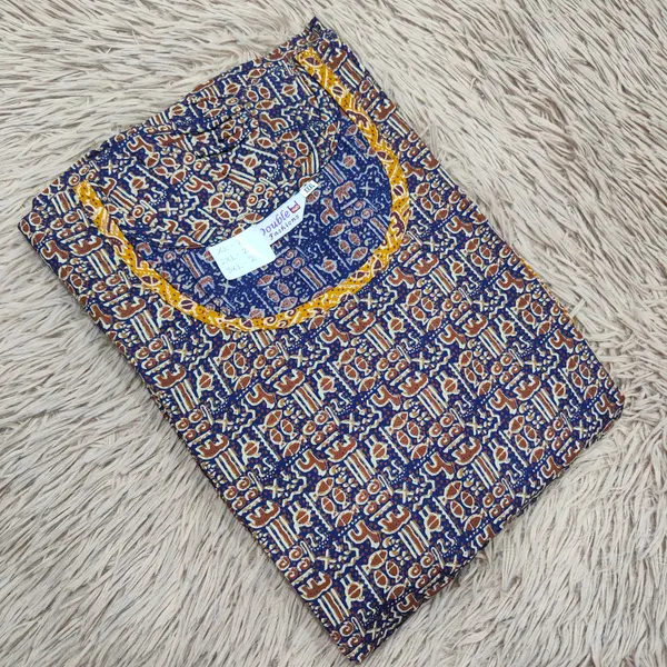 Premium Ajrak 60/60 Cotton Frock | AK1463