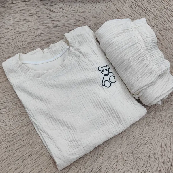 Imported Stretchable T-Shirt & Pant Co-Ord Set | W448