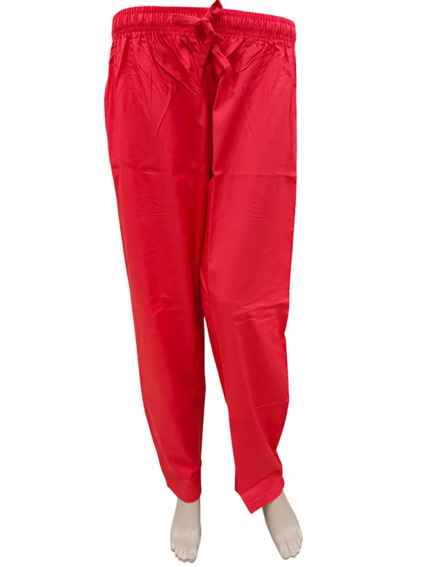Rayon Straight Pant with Side Pocket & Drawstring | ST15