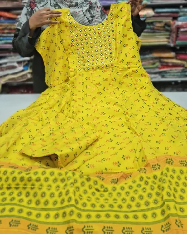 Anarkali Kurti with Dupatta | KS749
