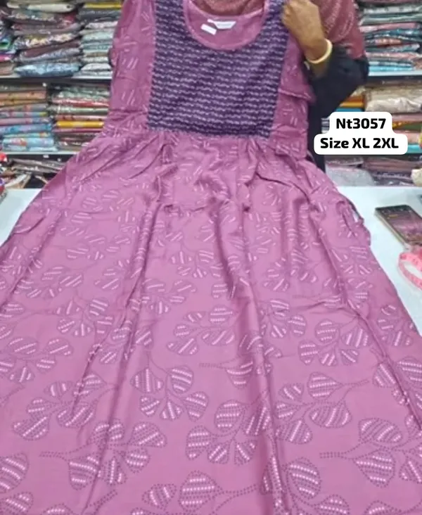 Premium Frock Style Nighty | NT3057