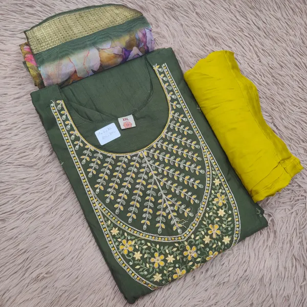Premium Vatocan Top Bottom Dupatta Set | TSTS2209