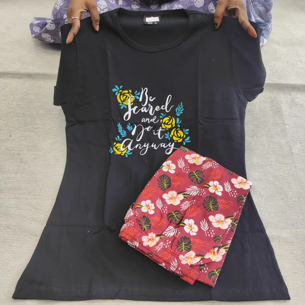 Premium Cotton Night Suit | NS422