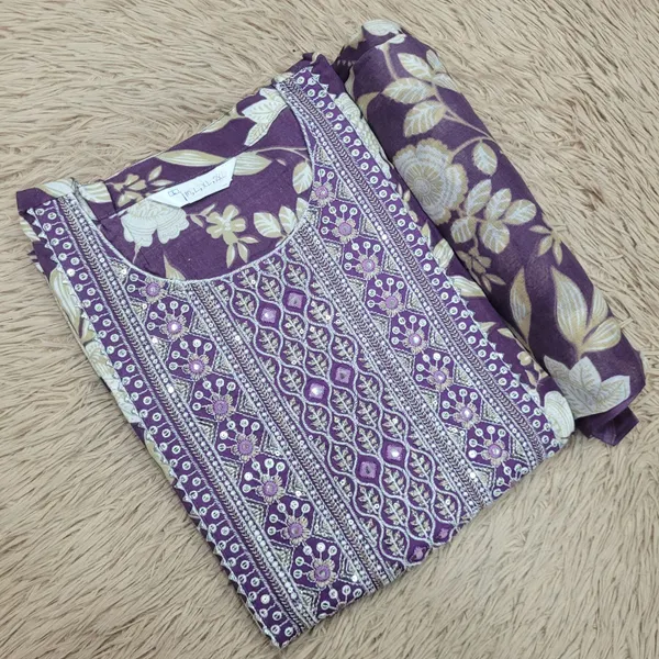 Rayon Anarkali Kurti with Dupatta set | KS981