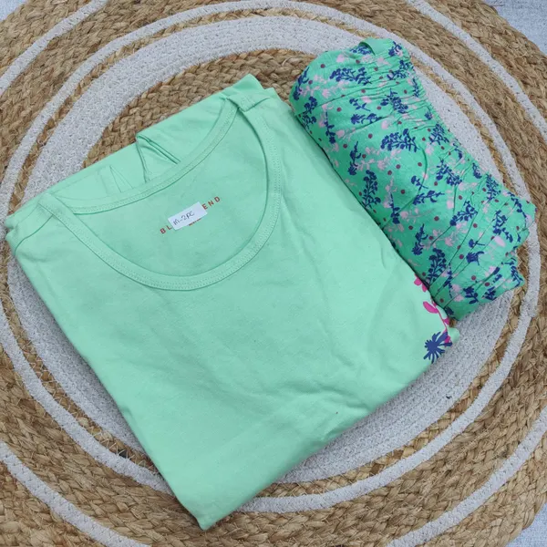 Premium Cotton Night Suit | NS483