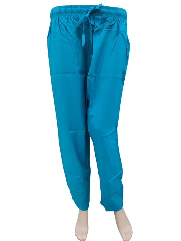 Rayon Straight Pant with Side Pocket & Drawstring | ST07