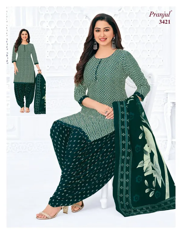 Pranjul Salwar With Patiyala Pant | SP3421