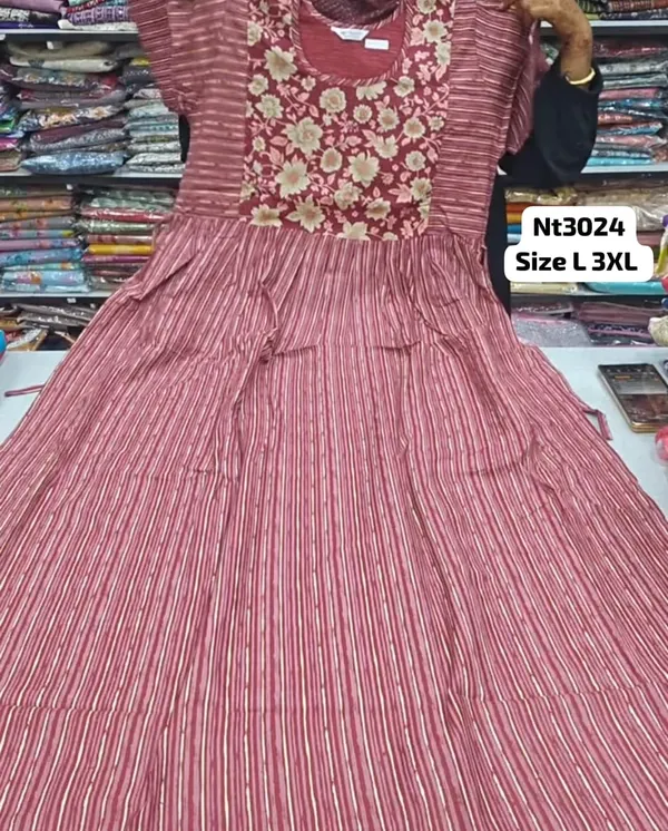 Premium Frock Style Nighty | NT3024