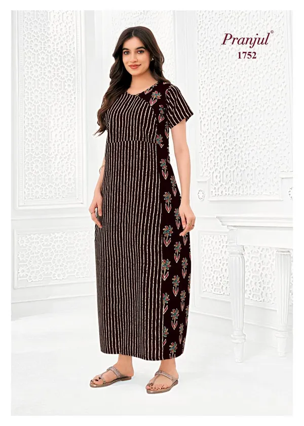 Pranjul Nighty Pure Cotton | PN1752