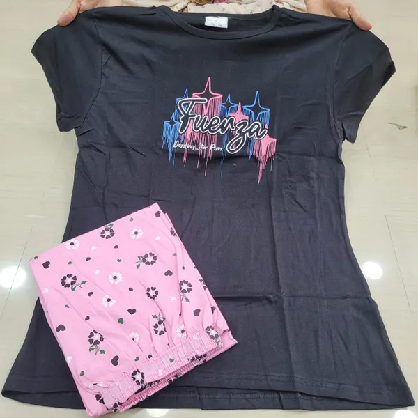 Premium Cotton Night Suit | NS324