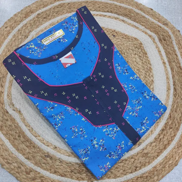 Premium Cotton 60 Inch Length Nighty | NT3957