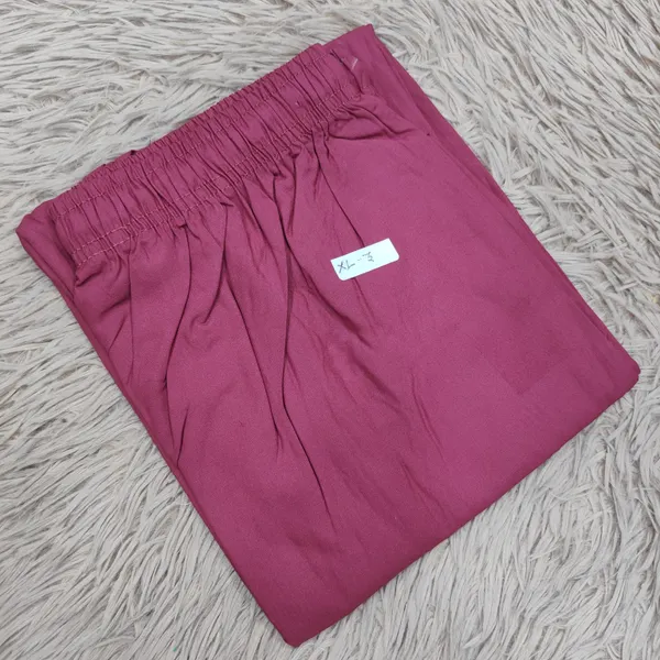 Rayon Straight Pants with Side Pocket & Rope Tie | RT07